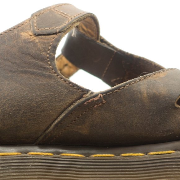 Dr Martens England Made Leather T-Strap Sandal Shoes - Men's Size 9 UK / 10 US - Picture 11 of 11